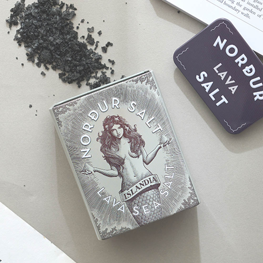 (限量鐵盒精裝) 冰島女神海鹽-黑鹽