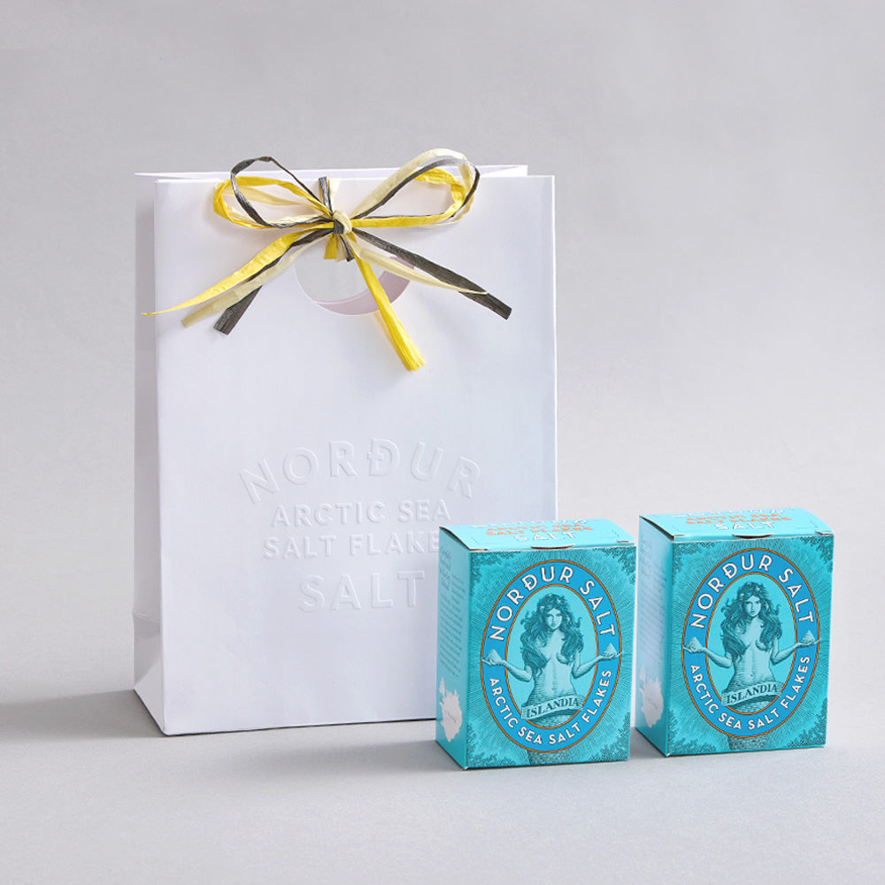 【紙袋組】 冰島女神海鹽 (黃色緞帶款)