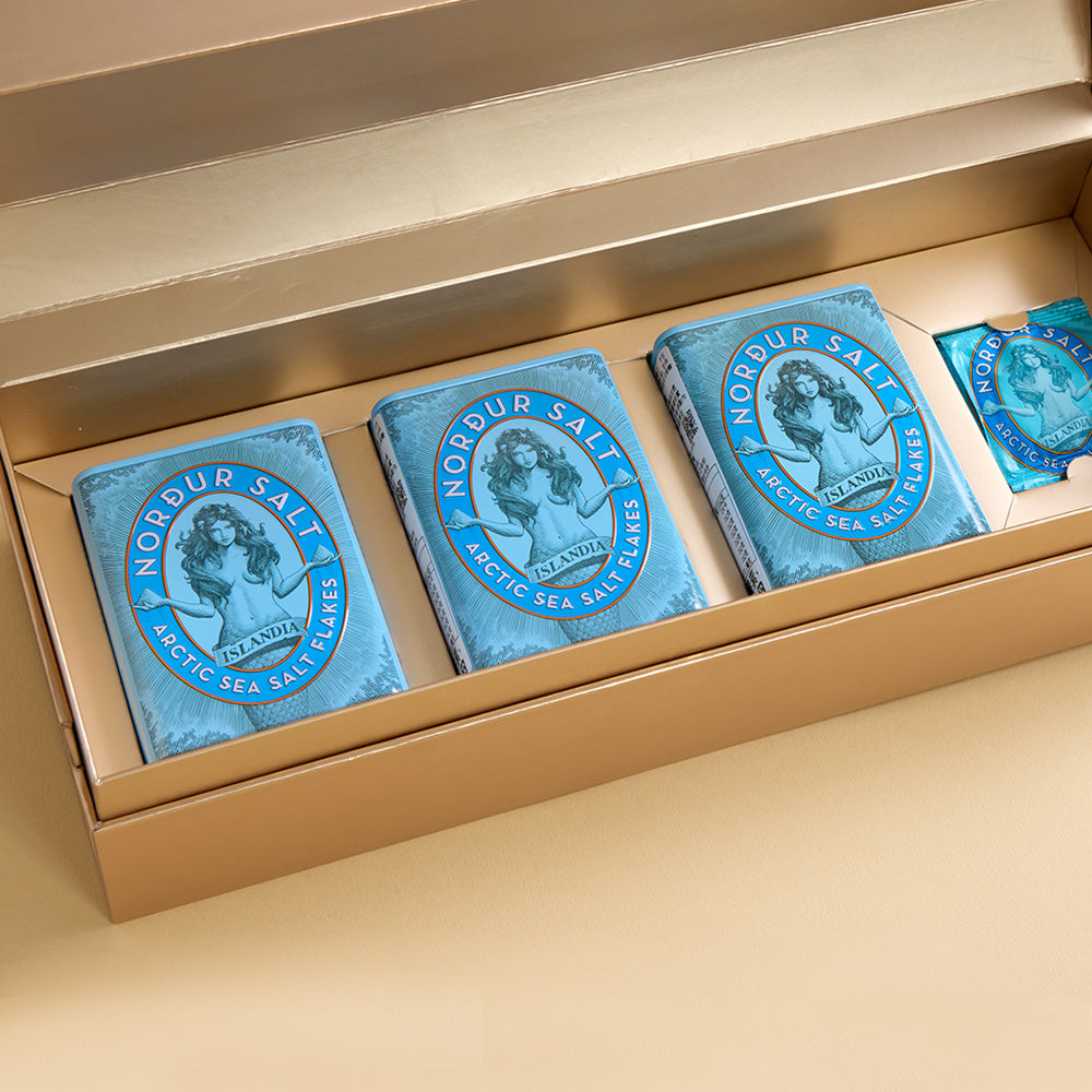 (禮盒組) 冰島女神100%海鹽-125g (鐵盒/3入)