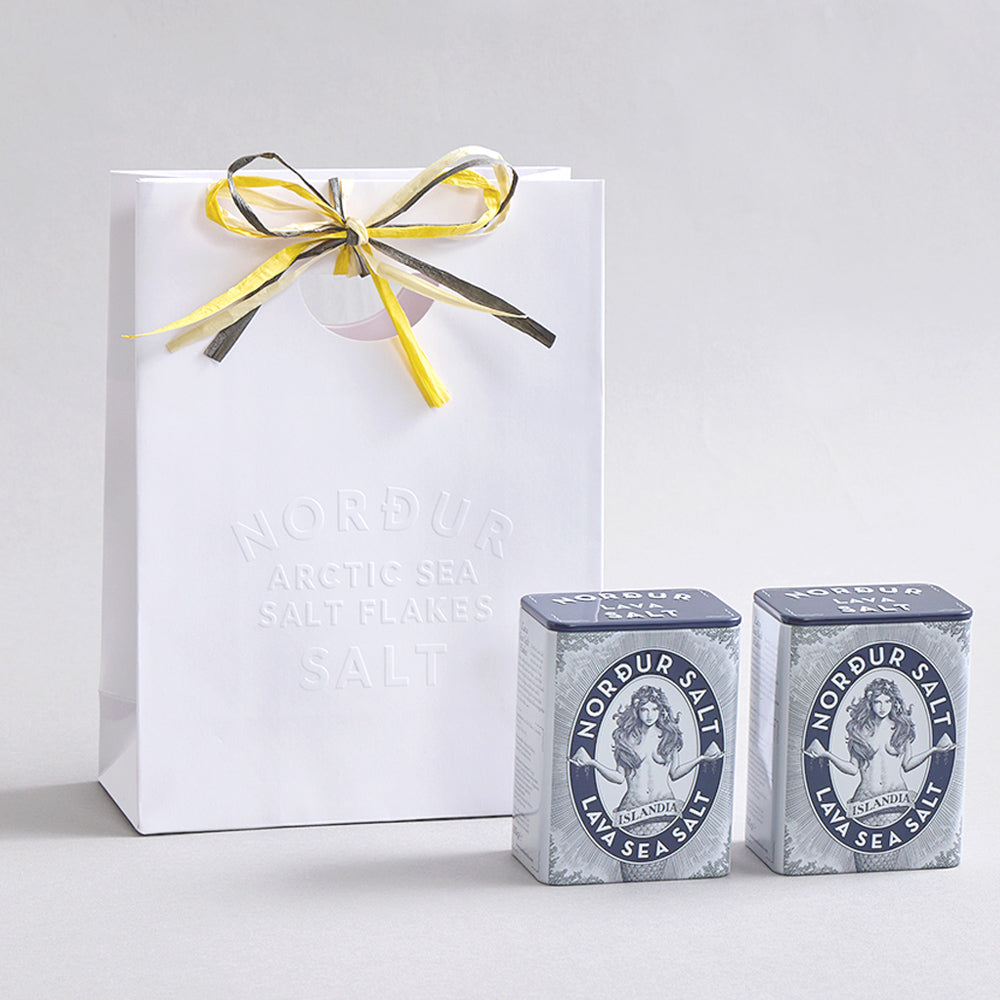 【紙袋組】 冰島女神海鹽 (黃色緞帶款)
