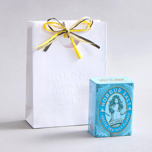 【紙袋組】 冰島女神海鹽 (黃色緞帶款)