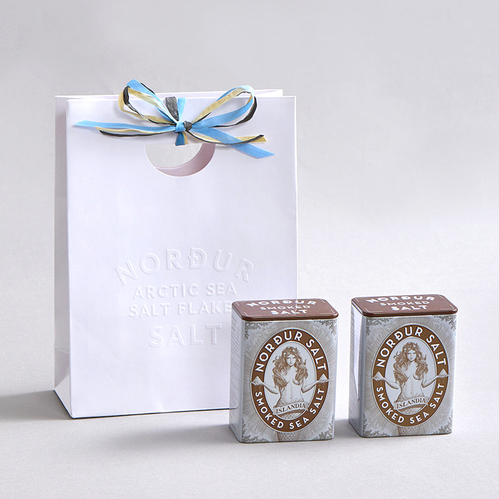 【紙袋組】 冰島女神海鹽 (藍色緞帶款)